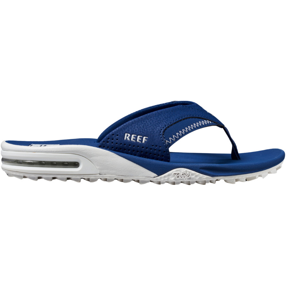 2026 Reef Mens Fanning Pregame Sandals CJ6409 - Navy / White